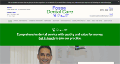 Desktop Screenshot of fossedentalcare.com